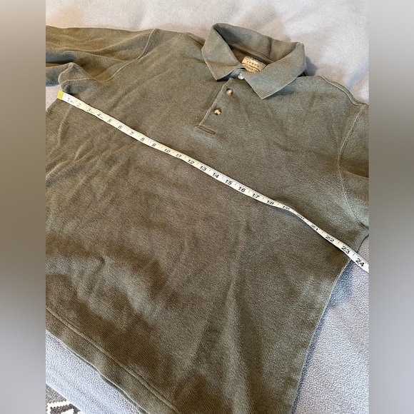 Men’s Natural Issue Outdoor Life 100% Cotton Olive Green Pullover Large. Thick. - Picture 3 of 10